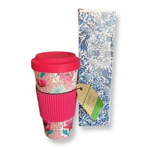 NEW in package thermos carafe and bamboo travel mug -  great gift!